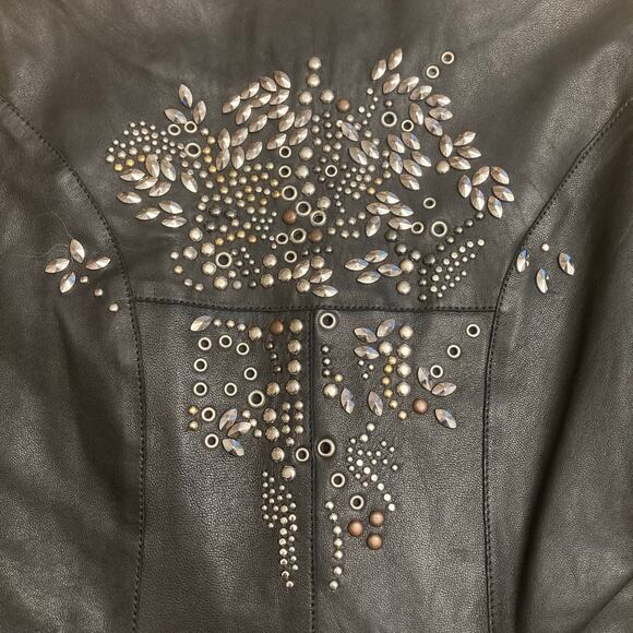 NWT Isabel Marant Lambskin Leather Veste Blizzy Jacket $2,390 - Picture 5 of 12